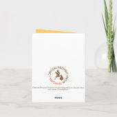 afrikaanse adoptie-Kaarten Aankondiging (Achterkant)