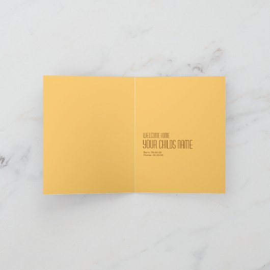 afrikaanse adoptie-Kaarten Aankondiging (Binnen)