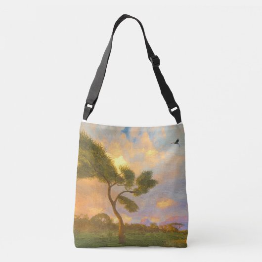 Afrikaanse afbeelding voor Canvas tas (Achterkant)