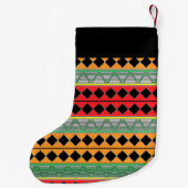 Afrikaanse afdruk gepatterd kleine kerstsok (Achterkant)