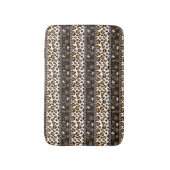 Afrikaanse afdruk met een cheetah-huidpatroon badmat (Voorkant Verticaal)