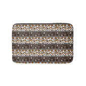 Afrikaanse afdruk met een cheetah-huidpatroon badmat (Voorkant)