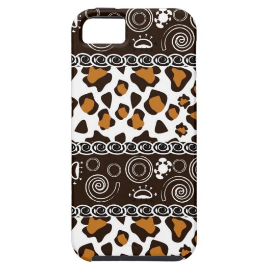 Afrikaanse afdruk met een cheetah-huidpatroon Case-Mate iPhone case (Achterkant)