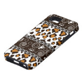 Afrikaanse afdruk met een cheetah-huidpatroon Case-Mate iPhone case (Onderkant)