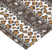Afrikaanse afdruk met een cheetah-huidpatroon tafelkleed (Gekanteld)