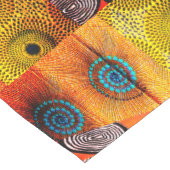 Afrikaanse afdrukkleurblokkering, korte tafelloper (Hoek)