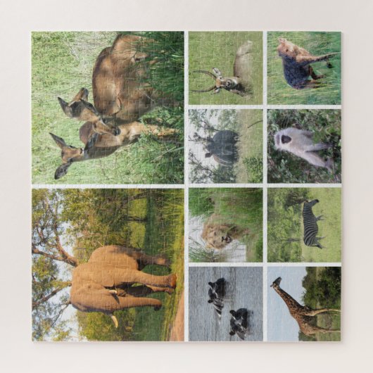 Afrikaanse african legpuzzel (Verticaal)