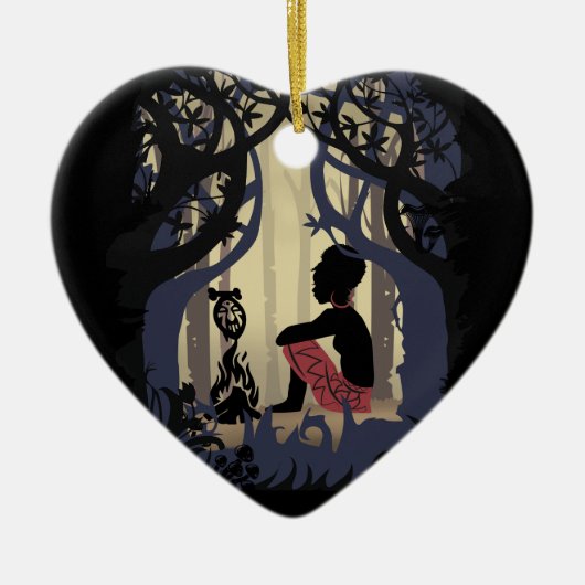 Afrikaanse Alice in Wonderland Keramisch Ornament (Voorkant)