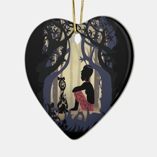 Afrikaanse Alice in Wonderland Keramisch Ornament (Links)