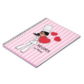 -Afrikaanse American Baker Girl-laptop Notitieboek (Linkerzijde)