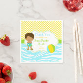 Afrikaanse American Boy Pool Party Basparty Servet (Insitu)