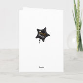 Afrikaanse American Boy's Afstuderen Card Kaart (Achterkant)