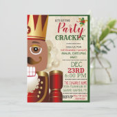 Afrikaanse American Ethnic Nutkraker Holiday Kaart (Staand voorkant)