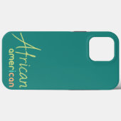 Afrikaanse American Hoesje-Mate iPhone Case (Achterkant (horizontaal))