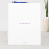 Afrikaanse American Starry Skies Jubileum Card Kaart (Achterkant)