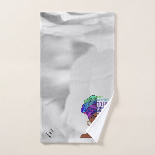 Afrikaanse American Woman Bath Towel set Bad Handdoek (Handdoek)