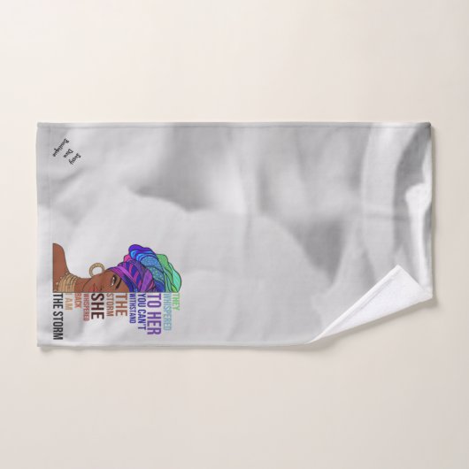 Afrikaanse American Woman Bath Towel set Bad Handdoek (Handdoek)
