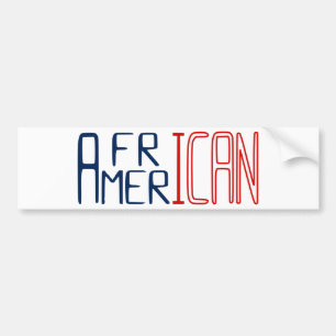 Afrikaanse Amerikaan Bumpersticker