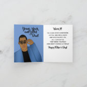 Afrikaanse Amerikaans handvat en geschenk vaders v Kaart (Binnen)