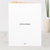 Afrikaanse Amerikaanse Afrocentric Zuster Birthday Kaart (Achterkant)