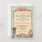 Afrikaanse Amerikaanse Alice in Wonderland Baby Te Kaart (Voorkant)