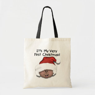 Afrikaanse Amerikaanse Baby 1 Kerstmis Tote Bag