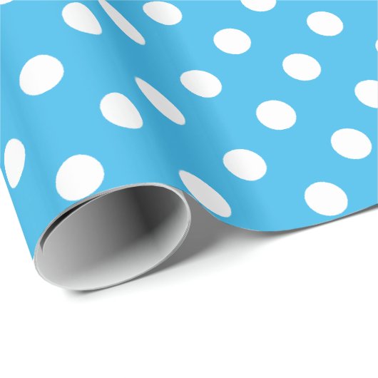 Afrikaanse Amerikaanse baby Blue Cadeaupapier (Rol Hoek)