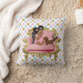 Afrikaanse Amerikaanse Baby Dachshund Pillow Kussen (Deken)