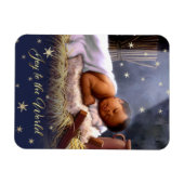 Afrikaanse Amerikaanse Baby Jesus Kerstmagneten Magneet (Horizontaal)