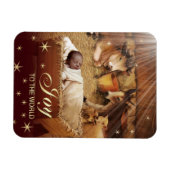 Afrikaanse Amerikaanse Baby Jesus Kerstmagneten Magneet (Horizontaal)