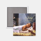 Afrikaanse Amerikaanse Baby Jesus Kerstmagneten Magneet (Voorkant / Achterkant)