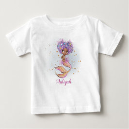 Afrikaanse Amerikaanse baby Mermaid 1st Birthday