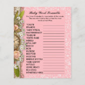 -Afrikaanse Amerikaanse Baby shower Games (Achterkant)