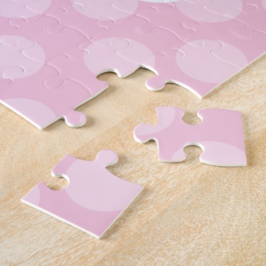 Afrikaanse Amerikaanse Ballerina - Roze Ballet Dan Legpuzzel (Zijkant)