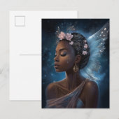 Afrikaanse Amerikaanse Black Fantasy Art Briefkaart (Voorkant / Achterkant)