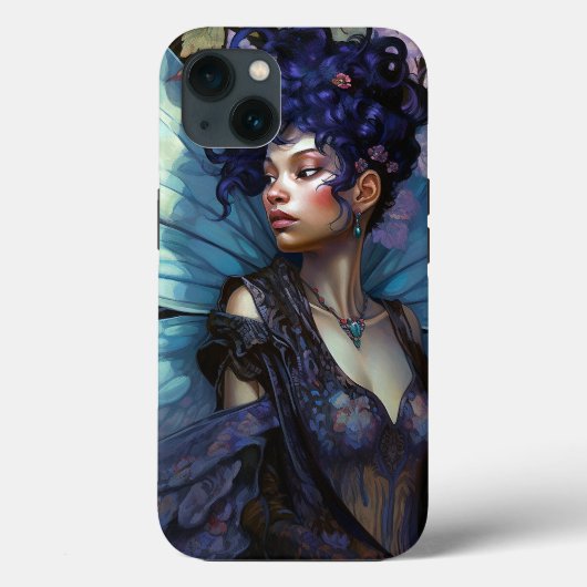 Afrikaanse Amerikaanse Black Fantasy Art Case-Mate iPhone Case (Achterkant)