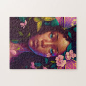 Afrikaanse Amerikaanse Black Fantasy Art Legpuzzel (Horizontaal)