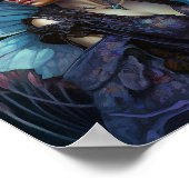 Afrikaanse Amerikaanse Black Fantasy Art Poster (Hoek)