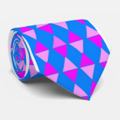 Afrikaanse Amerikaanse blauwe pyramiden Stropdas (Opgerold)