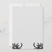 Afrikaanse Amerikaanse bride en Groom Silver Weddi Kaart (Achterkant)