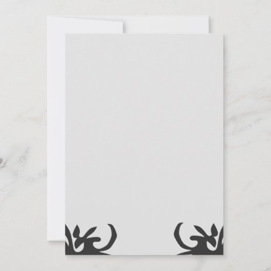 Afrikaanse Amerikaanse bride en Groom Silver Weddi Kaart (Achterkant)