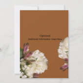 Afrikaanse Amerikaanse bride en Groom Terracotta W Kaart (Achterkant)