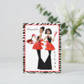 Afrikaanse Amerikaanse Briefkaarten "Domestic Diva (Staand voorkant)