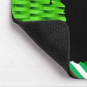 Afrikaanse Amerikaanse Chevron GreenMouse Pad! Mui Muismat (Hoek)