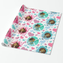 Afrikaanse Amerikaanse Chibi Girls Wrapping Paper