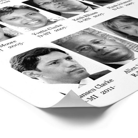 Afrikaanse Amerikaanse Congres 1868-2012 Poster (Hoek)