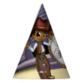 Afrikaanse Amerikaanse cowboy Birthday Feesthoedjes (Links)