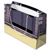 Afrikaanse Amerikaanse cowboy Birthday Groot Cadeauzakje (Achterkant Gekanteld)