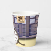 Afrikaanse Amerikaanse cowboy Birthday Papieren Bekers (Rechts)