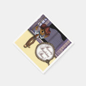 Afrikaanse Amerikaanse cowboy Birthday Servetten (Hoek)